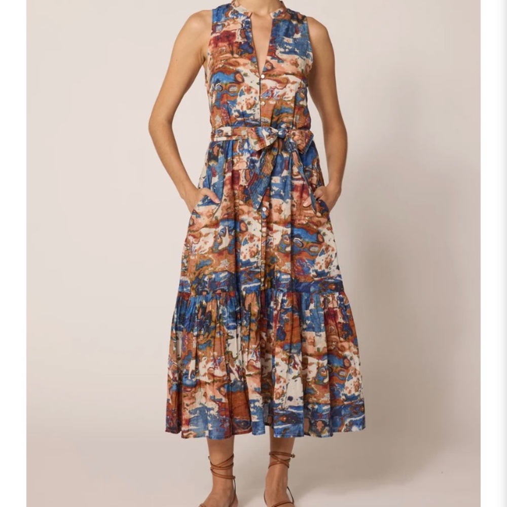 CLEOBELLA Izora midi dress murano multi-color size‎ S